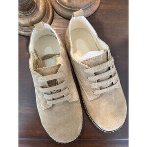 Kenneth Cole Sam Andy Tan Suede Shoes Kids Boy Size 5